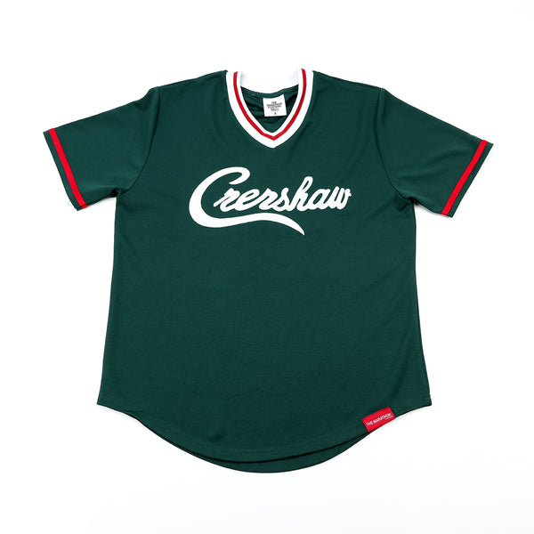 SlausonAve — Crenshaw Baseball Shirt (White/Red)