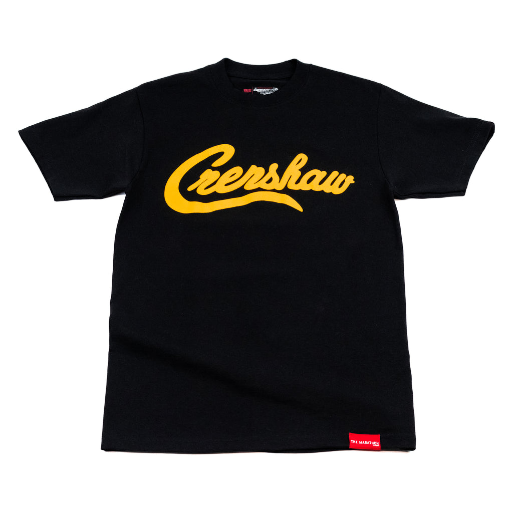 Limited Edition Crenshaw T-Shirt - Black/Gold – The Marathon