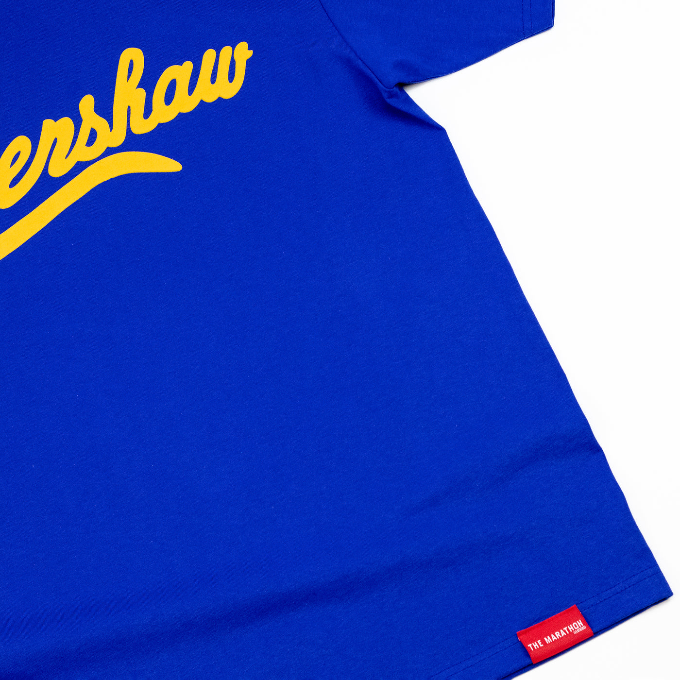 Limited Edition Crenshaw T-Shirt - Royal/Gold – The Marathon Clothing