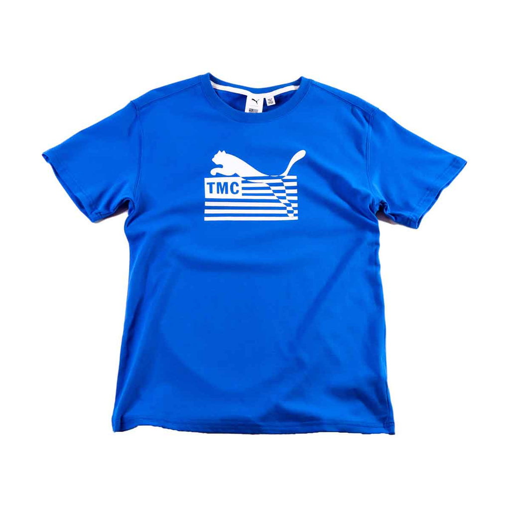 PUMA x TMC Royal Blue Everyday Collection - – Hussle Marathon Clothing T-shirt The