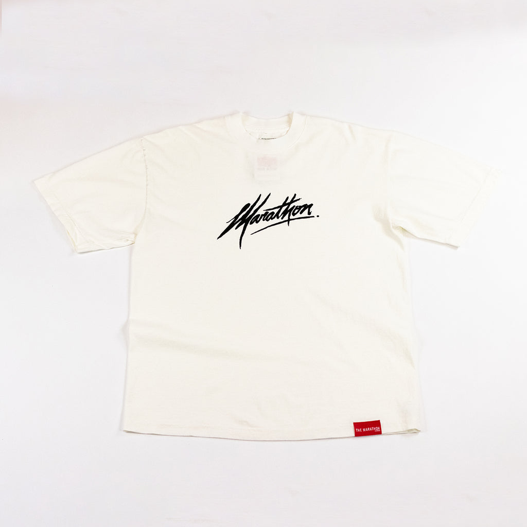 Supreme signature script logo hot sale tee