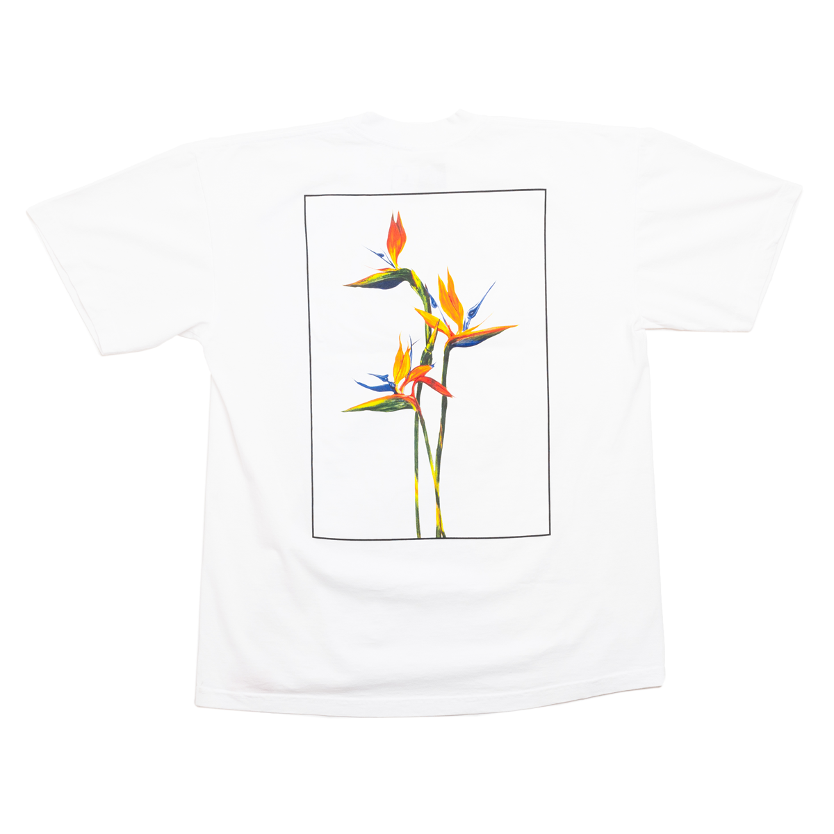 Birds of Paradise T-shirt - White-The Marathon Clothing